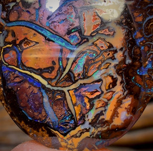 38.5cts - TOP Tribal Australian Boulder Opal from Koroit