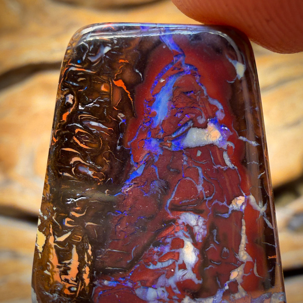 78.2cts - “Chunky Tribal 2”Yowah Nut Opal. Double Sided