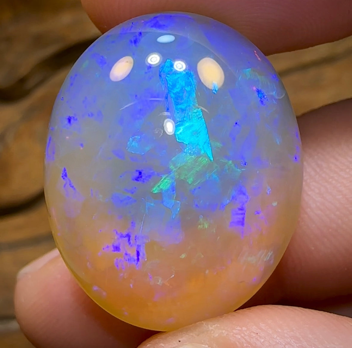 37.4cts - BIG Crystal Opal from Lightning Ridge. Heritage Collection - Opal Whisperers
