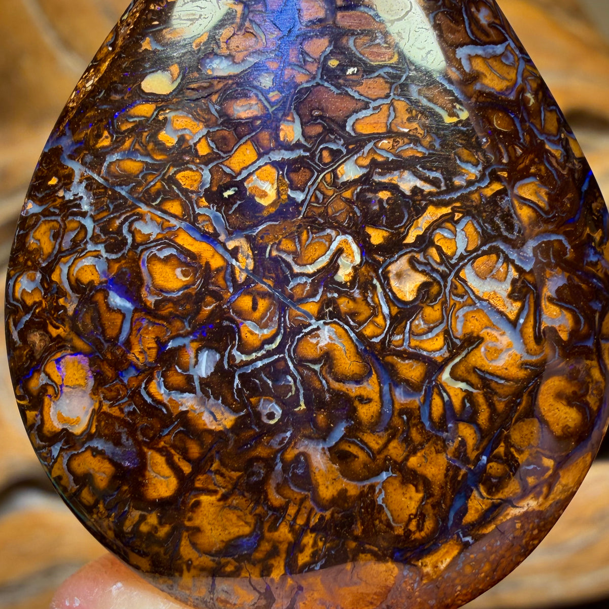 Half Price Card! 70.5cts - Tribal Queensland Boulder Opal from Yowah