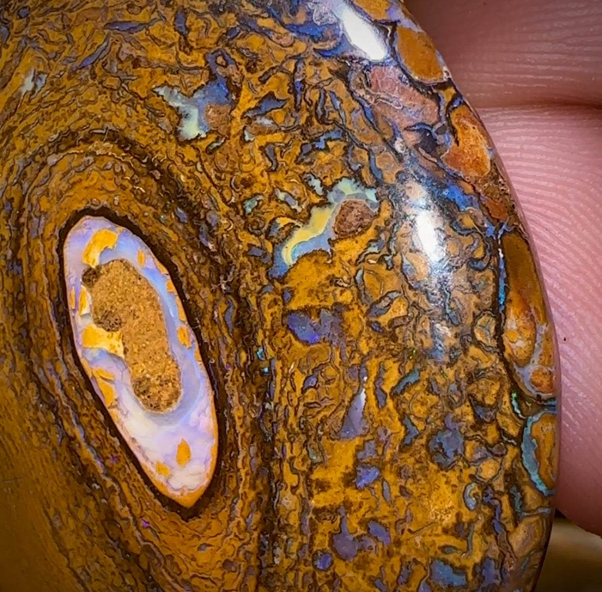 282.9cts - Tribal Queensland Boulder Opal Pair. Partial Crystal Centre’s!