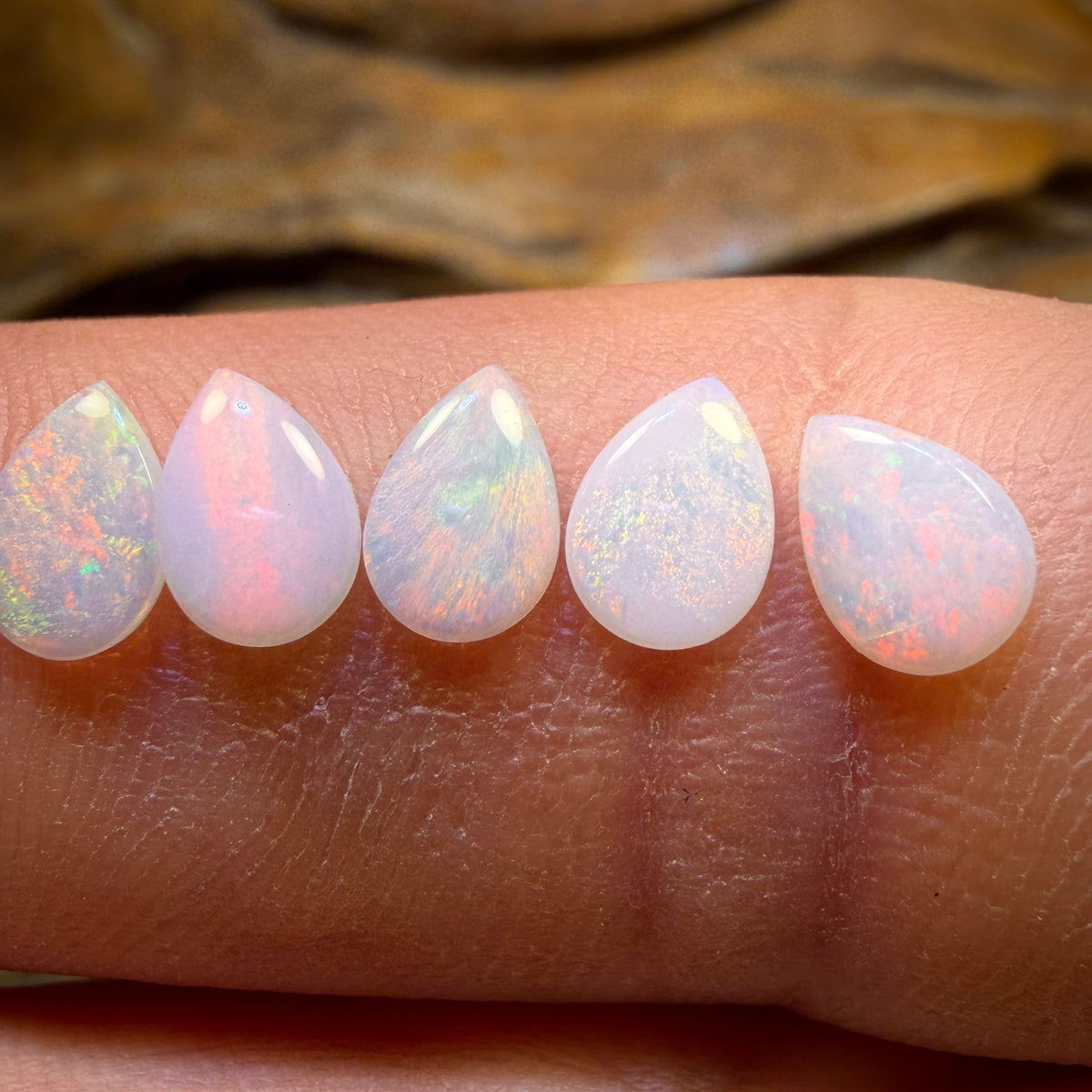 🔒2.2cts - 8x South Australian White Opal’s. Wholesale Dealers Parcel