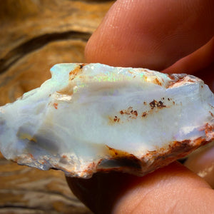 186.1cts - Large Lightning Ridge Dark Opal Rough Piece