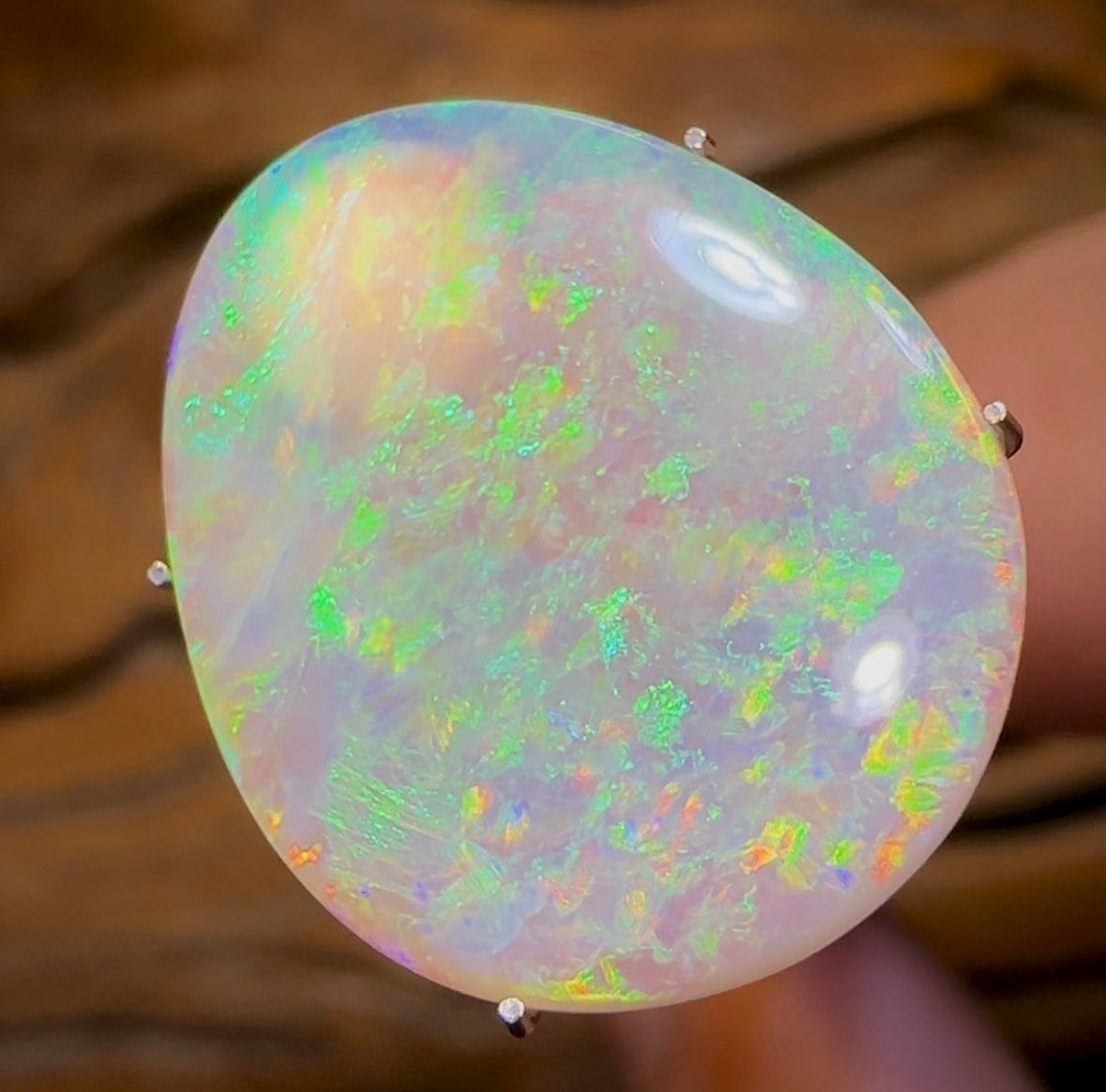 6.4cts - Lightning Ridge Light Opal. Gem Quality - Opal Whisperers