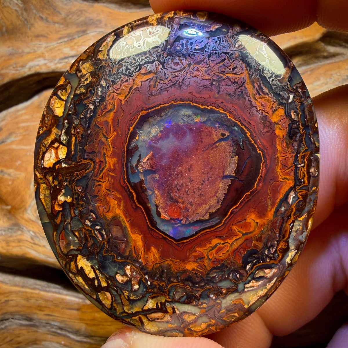 150.7cts - Yowah Nut Tribal / Crystal Centre Opal