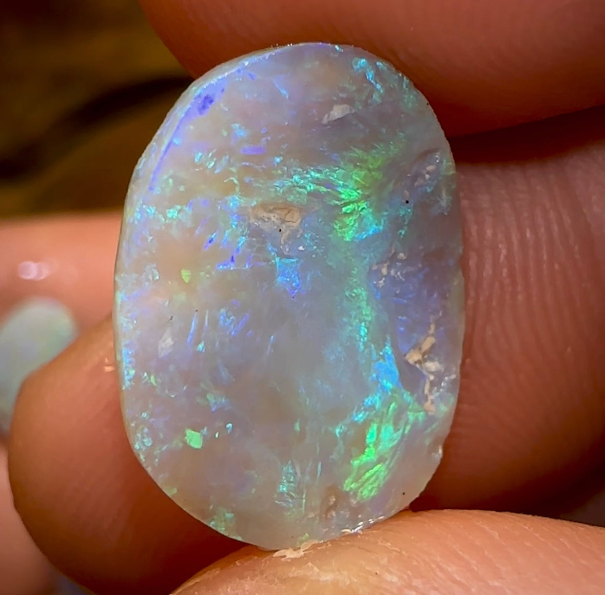 (Template) 17.9cts - 5x Lightning Ridge Light, Dark and Black Opal Rubs Parcel - Opal Whisperers
