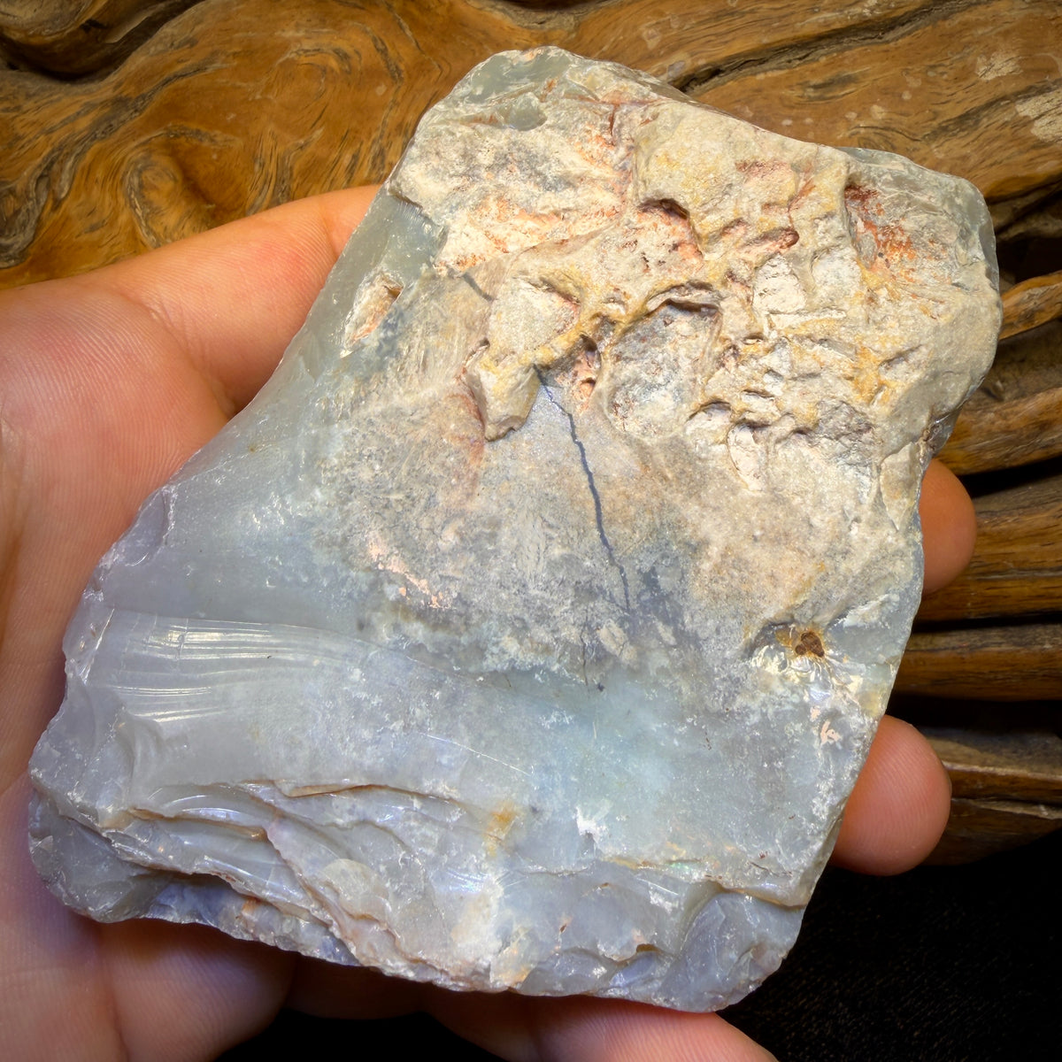 1325cts - HUGE Lightning Ridge Black Potch Opal Rough Piece