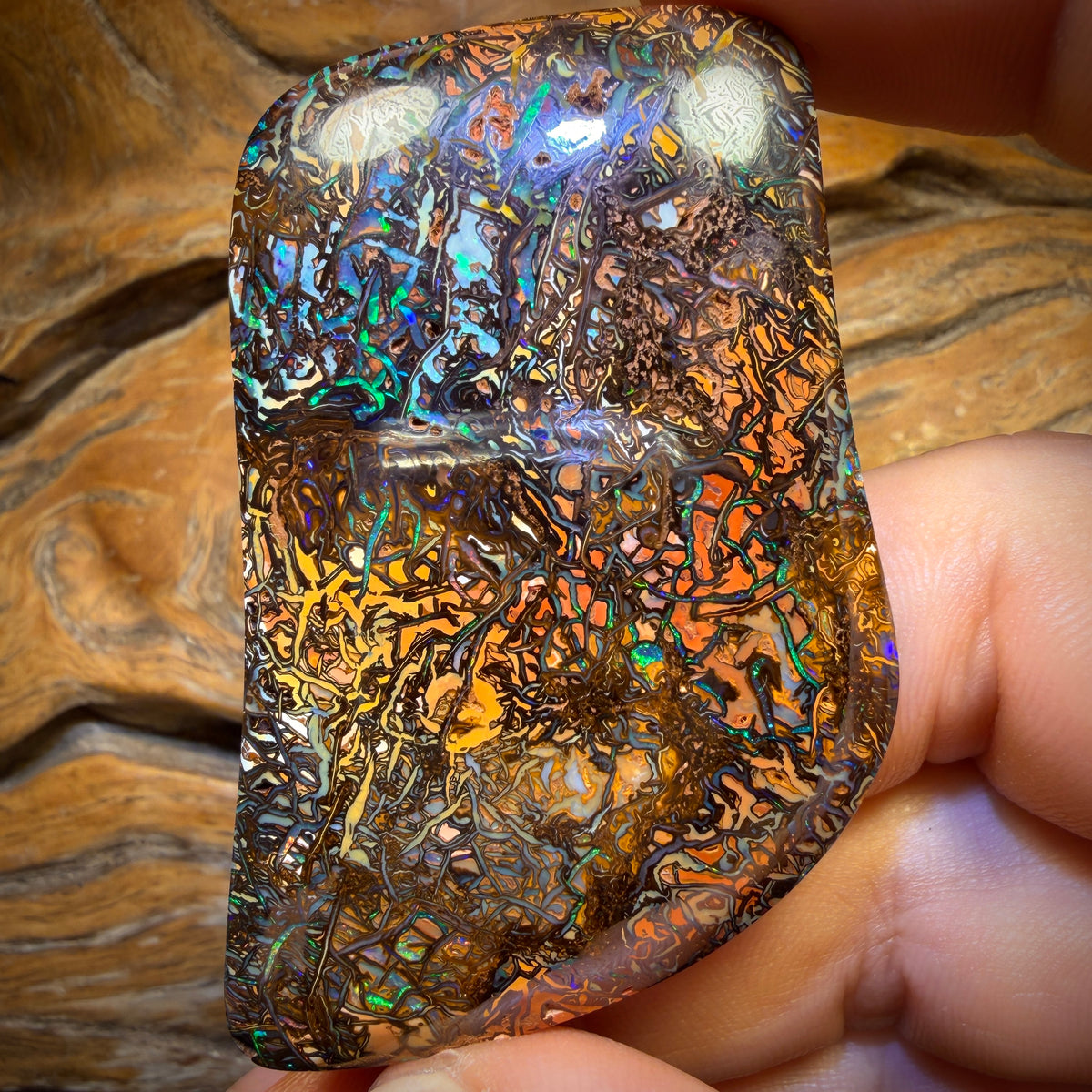 153.7cts - Large Tribal Australian Boulder Opal from Koroit