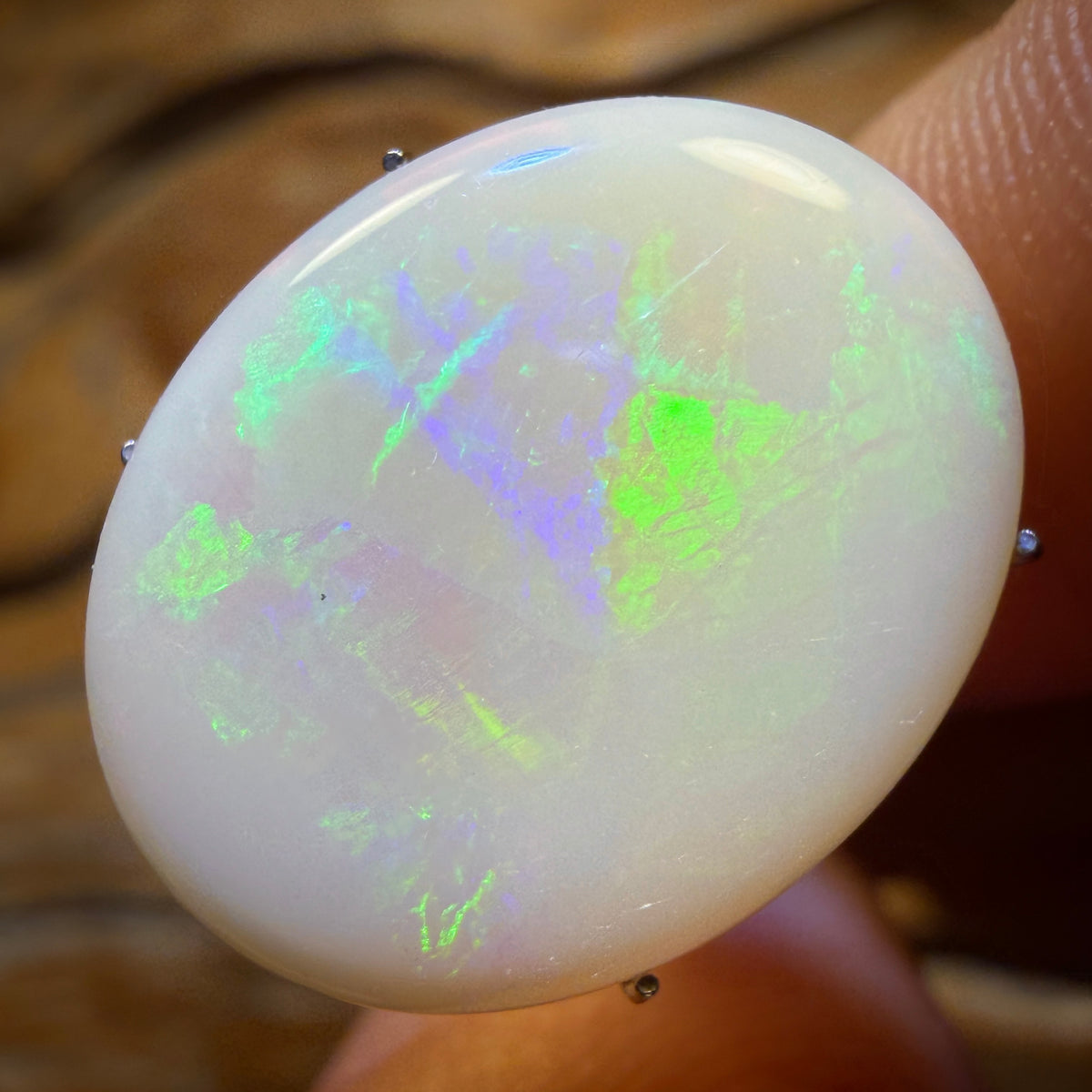 8.3cts - South Australian White Opal from Coober Pedy