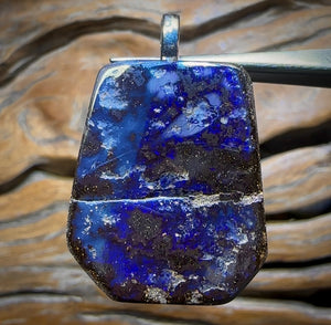 Solid Queensland Boulder Unisex Opal Pendant