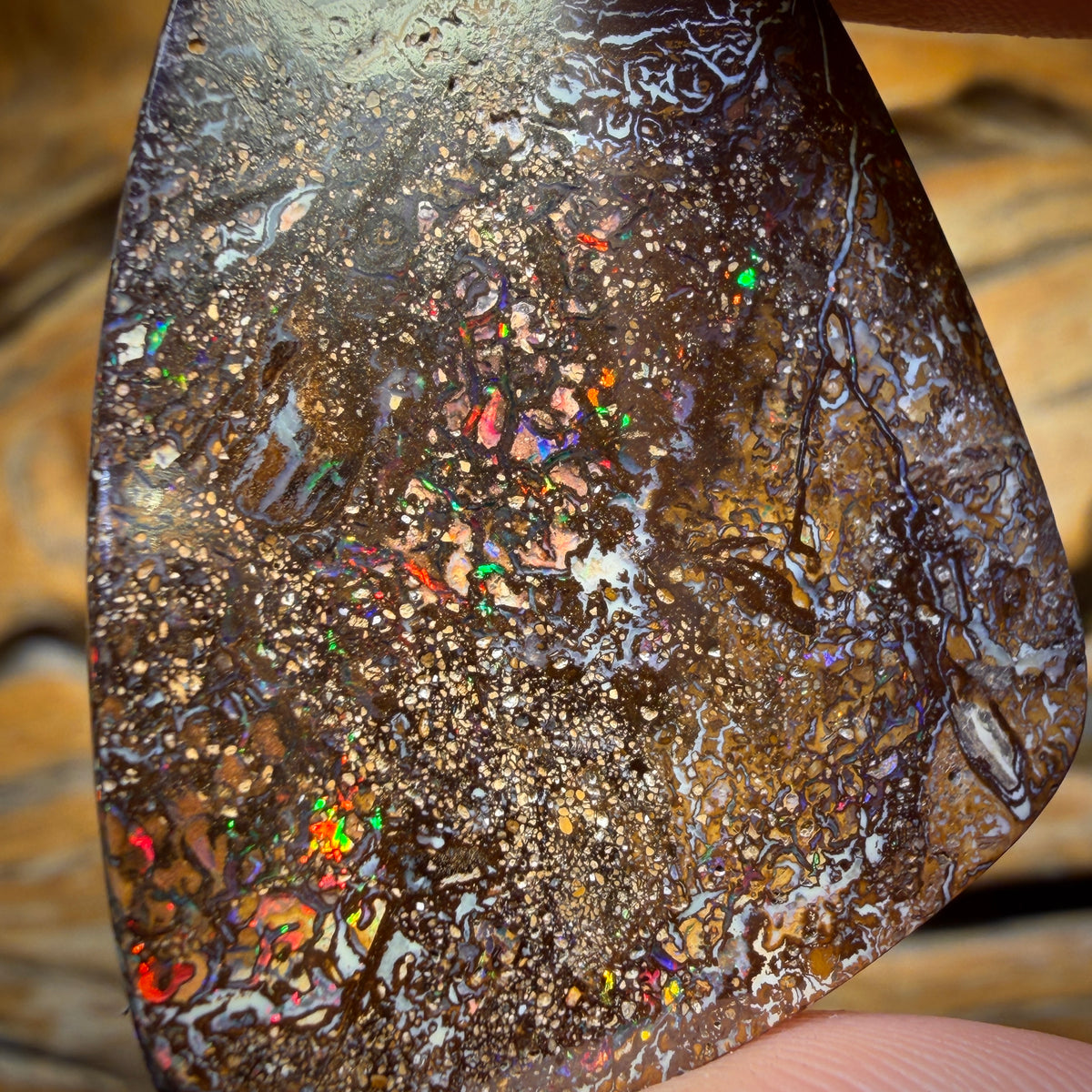 55.4cts - 50% OFF Tight Tribal Yowah Nut Opal. Australian Opal