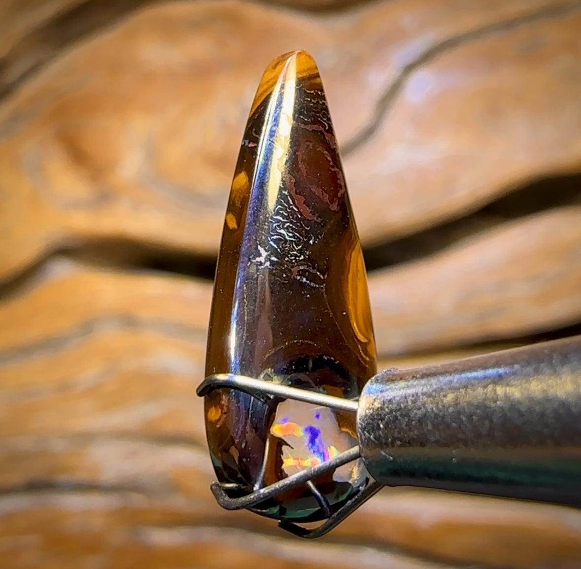 7.8cts - RARE Yowah Nut Crystal Centre Opal