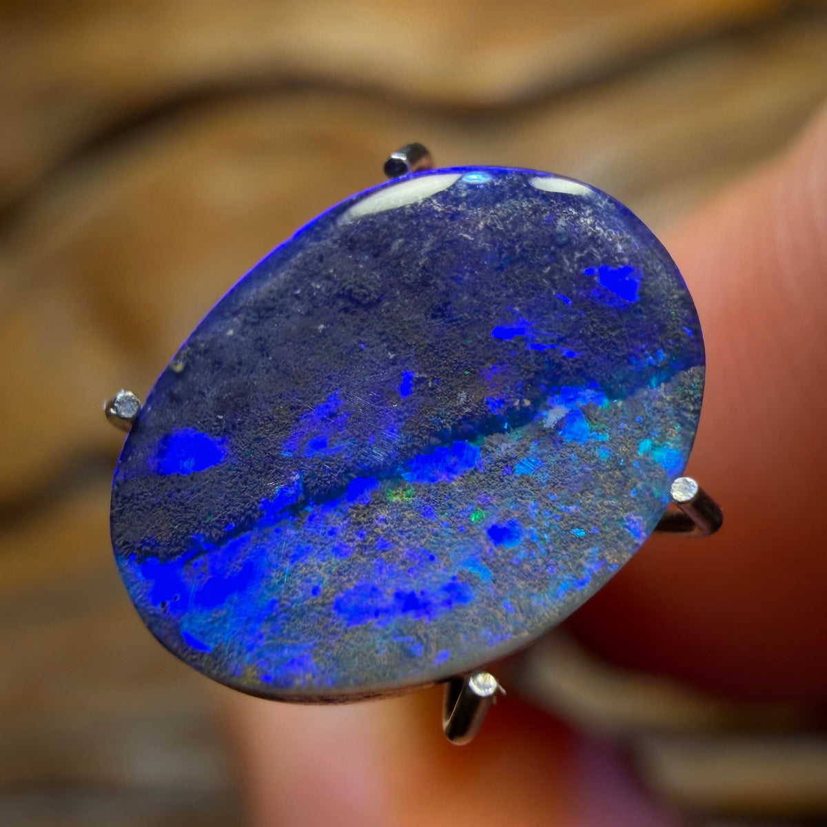 Half Price Card! 2.5cts - Australian Boulder Seam Opal from Winton