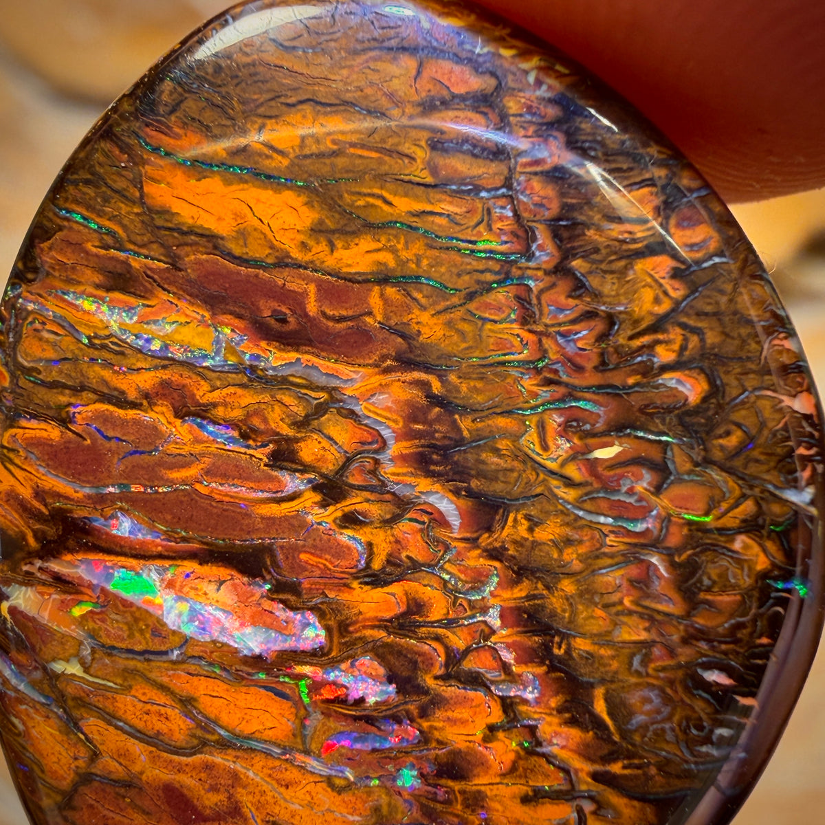 Bargain Card! 31.2cts - Awesome Tribal Yowah Nut Opal. Australian Opal
