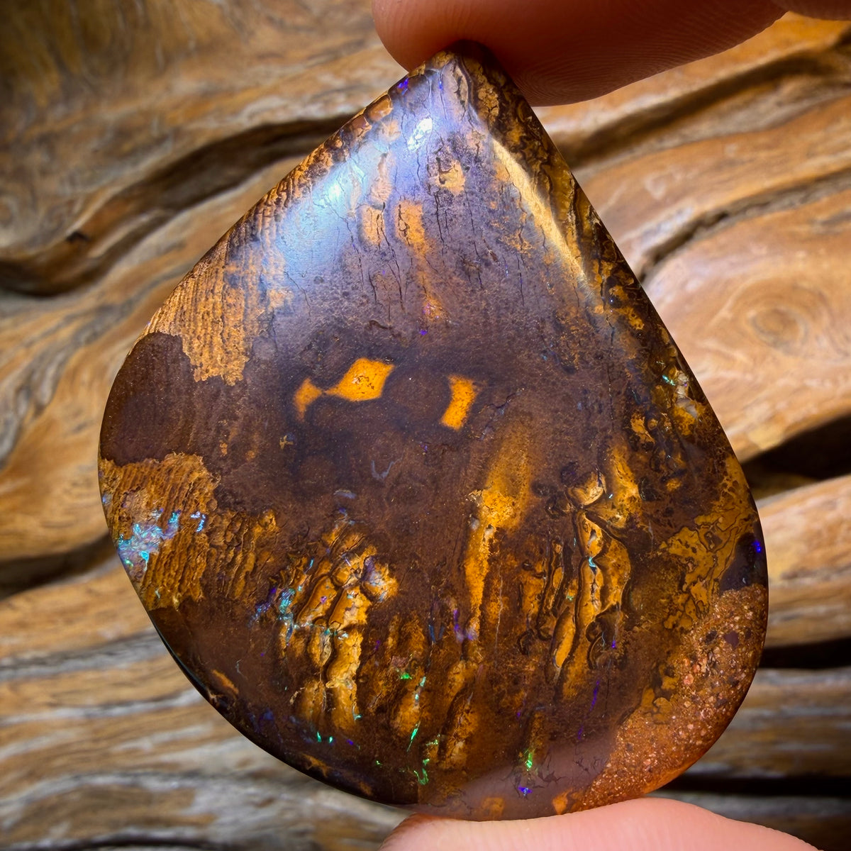 161.3cts - Tribal Queensland Boulder Opal. Australian Opal