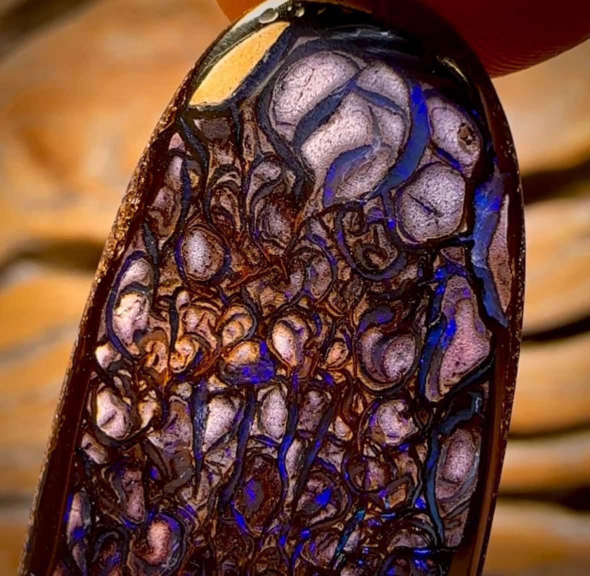 52.2cts - Tribal Yowah Nut Opal. Australian Opal