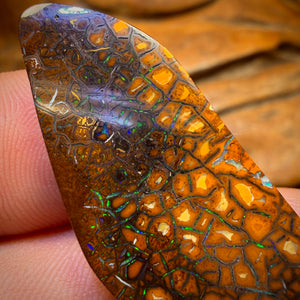 38cts - ‘Green Honey’ Tribal Australian Boulder Opal from Yowah