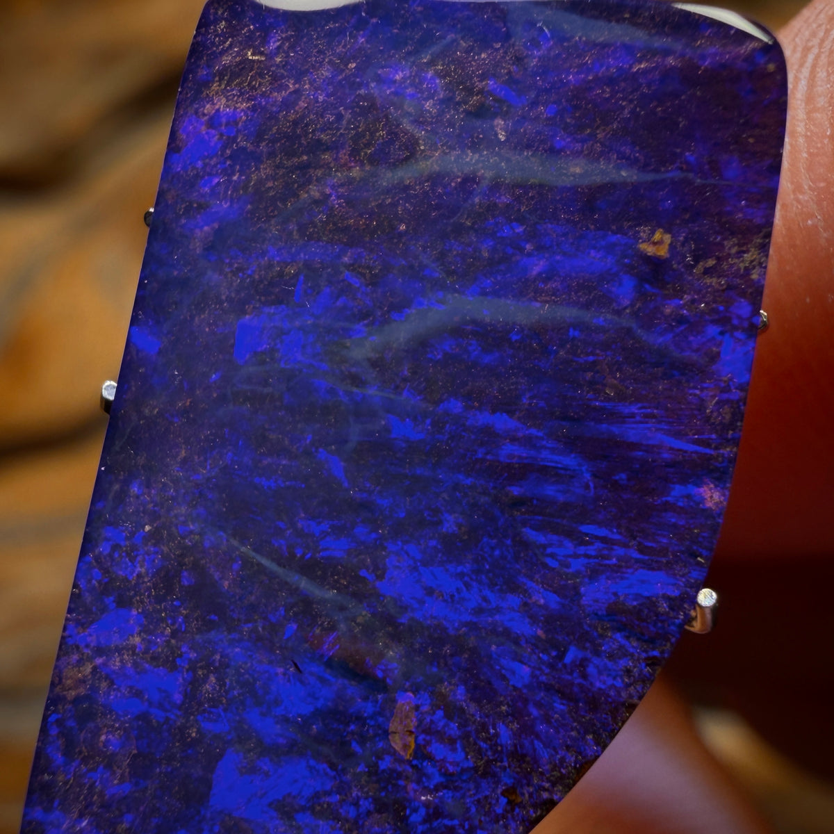 13.1cts - Top Australian Boulder Seam Opal from Winton