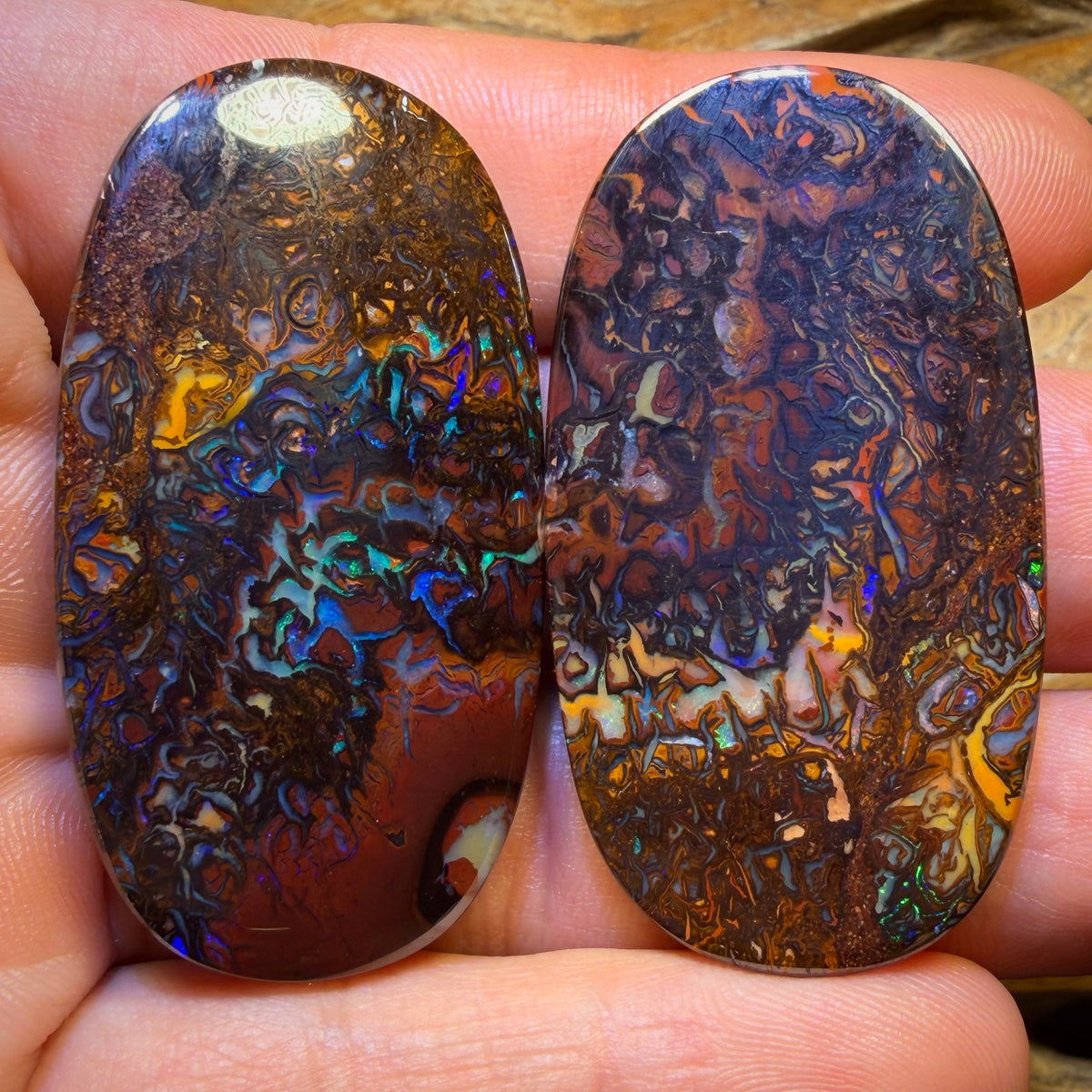 172.6cts - Tribal Queensland Boulder Opal Set