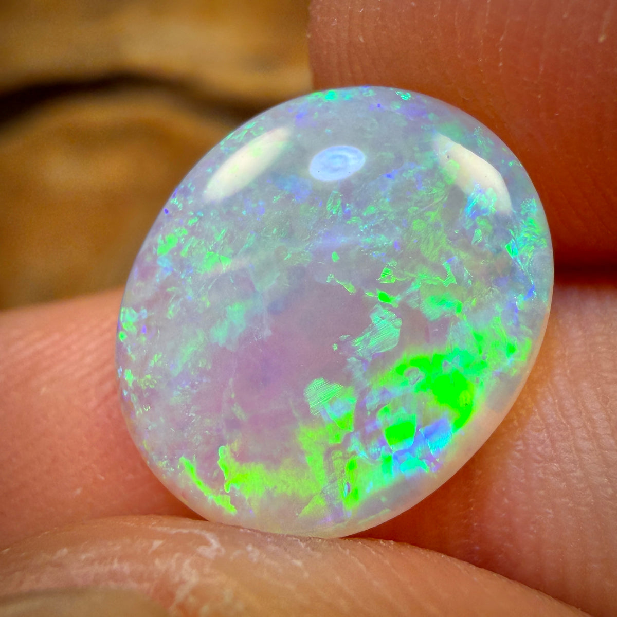 OpalFest Bargain Card! 2.9cts - Wonderful Gem Lightning Ridge Light Opal/ Crystal