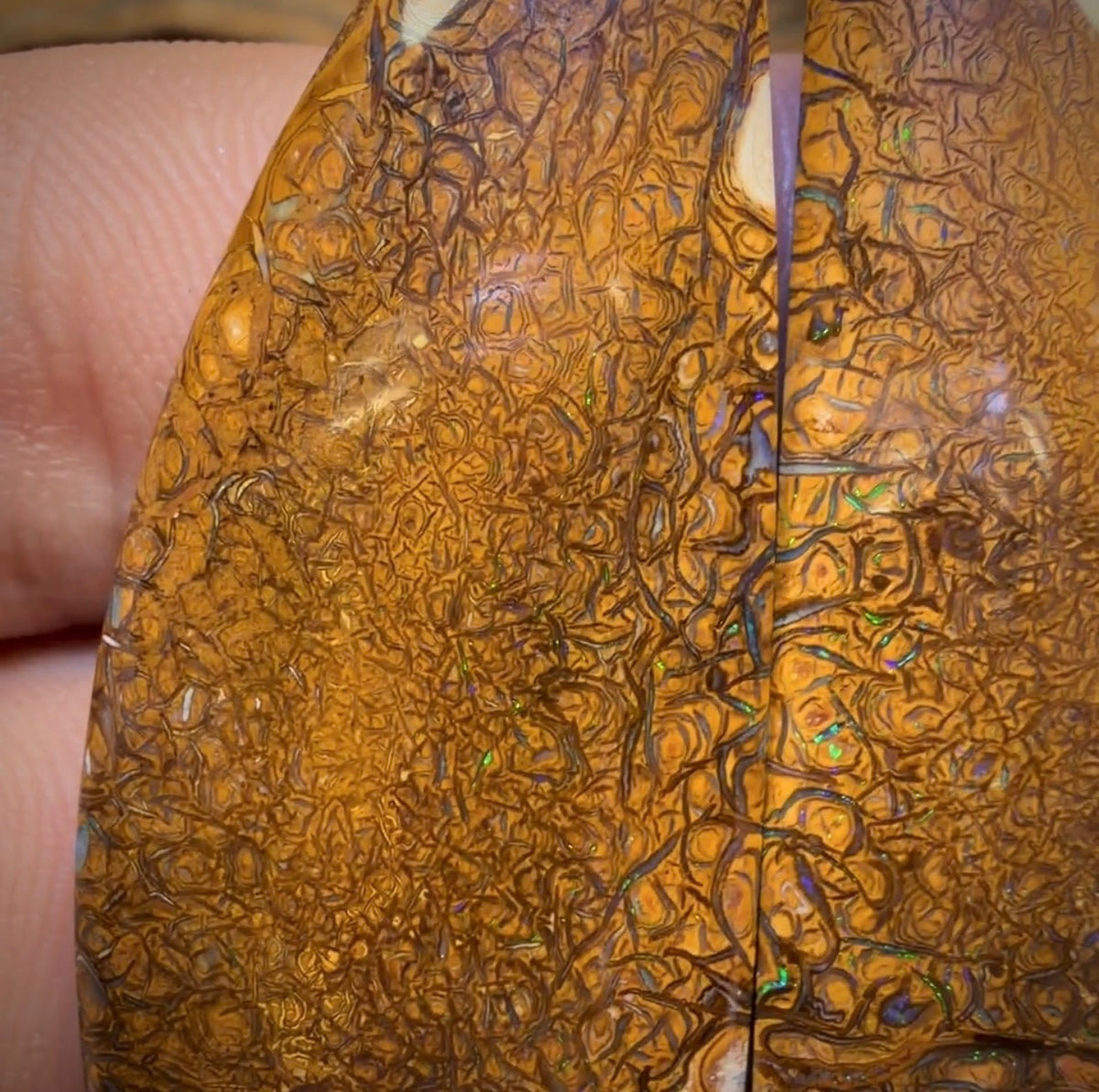 102.7cts - Tan Tribal Queensland Boulder Opal Pair