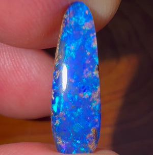 4.25cts - DEEP BLUE Oceanic Solid Boulder Pipe Opal - Opal Whisperers