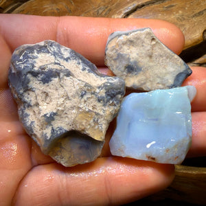 179.3cts - 3x Lightning Ridge Opal Rough Parcel