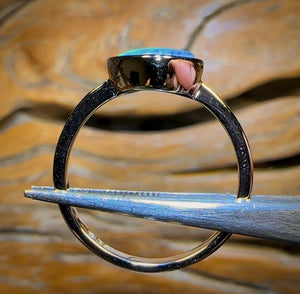 Sterling Silver - Queensland Boulder Opal Doublet Ring