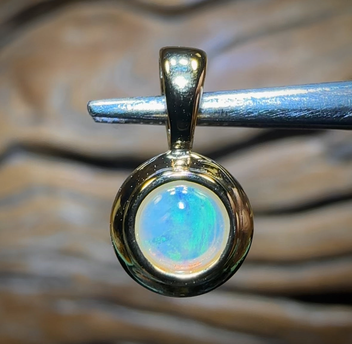 🔒Sterling Silver - WHOLESALE 9 PIECE PENDANT PARCEL. South Australian Solid Opal Jewellery