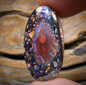 34.8cts - Tribal Queensland Boulder Opal from Koroit