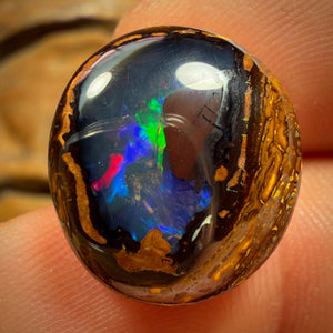 18.4cts - Yowah Nut Crystal Centre Opal. Australian Boulder Opal