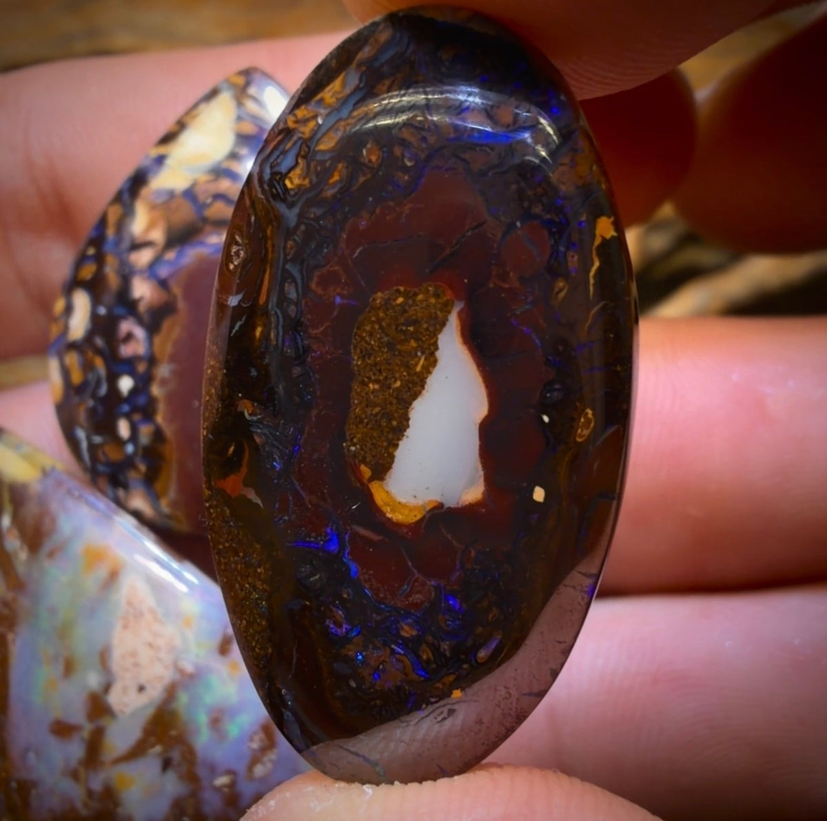 48 hour Vip Crazy Offer 71.1cts - 3x Australian Boulder Opal’s. Wholesale Dealers Parcel