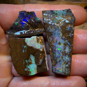 187.5cts - 3x Australian Boulder Seam Opal Rough Parcel