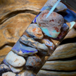 Wild Card! 132.4cts - Lightning Ridge Opal Vial