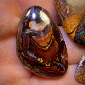 🔒 138.9cts - 5x Australian Tribal Boulder Opal’s. Wholesale Dealers Parcel