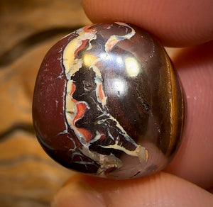 Auction Fall-Through = Your Gain! 🔥 Now More Than 50% Off RRP 🚨 17 x 17mm - Drilled Queensland Boulder Opal Bead VERY LIMITED