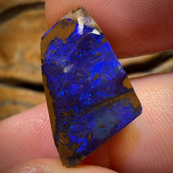 19.1cts - Queensland Boulder Seam Opal Rub