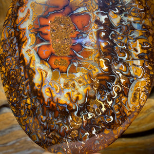 Bargain Card Big Big Stone! 265.9cts - Tribal Queensland Boulder Opal from Yowah. Double Sided