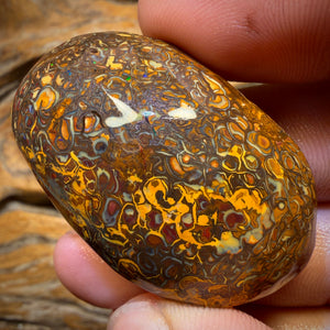 198.3cts - Tribal Yowah Nut Opal Rub. Australian Opal