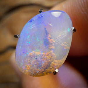 2cts - Inner Space Solid Australian Boulder Pipe Crystal Opal