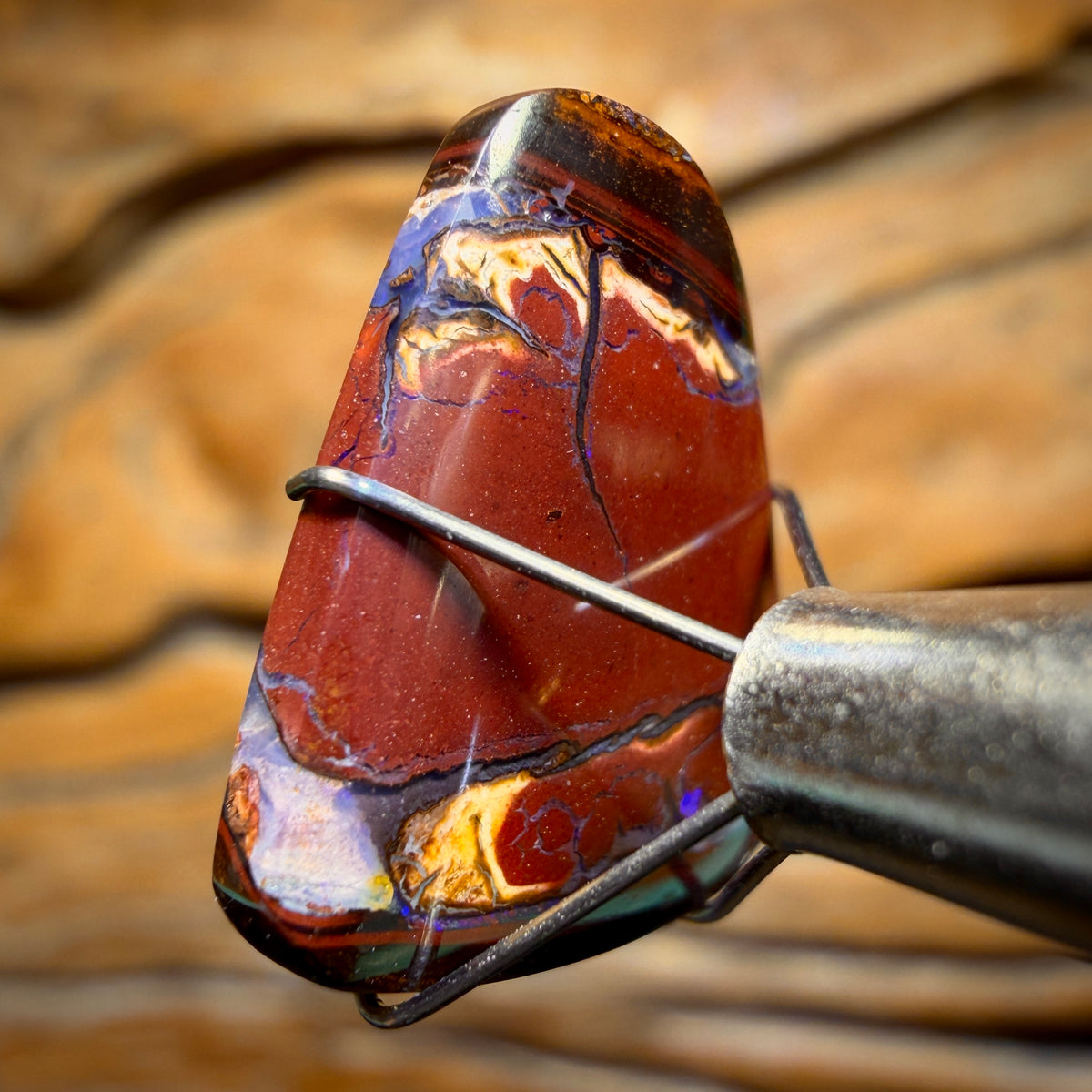🔨 AUCTION 🔨 9.4cts - Yowah Nut Kernel Opal. Australian Boulder Opal