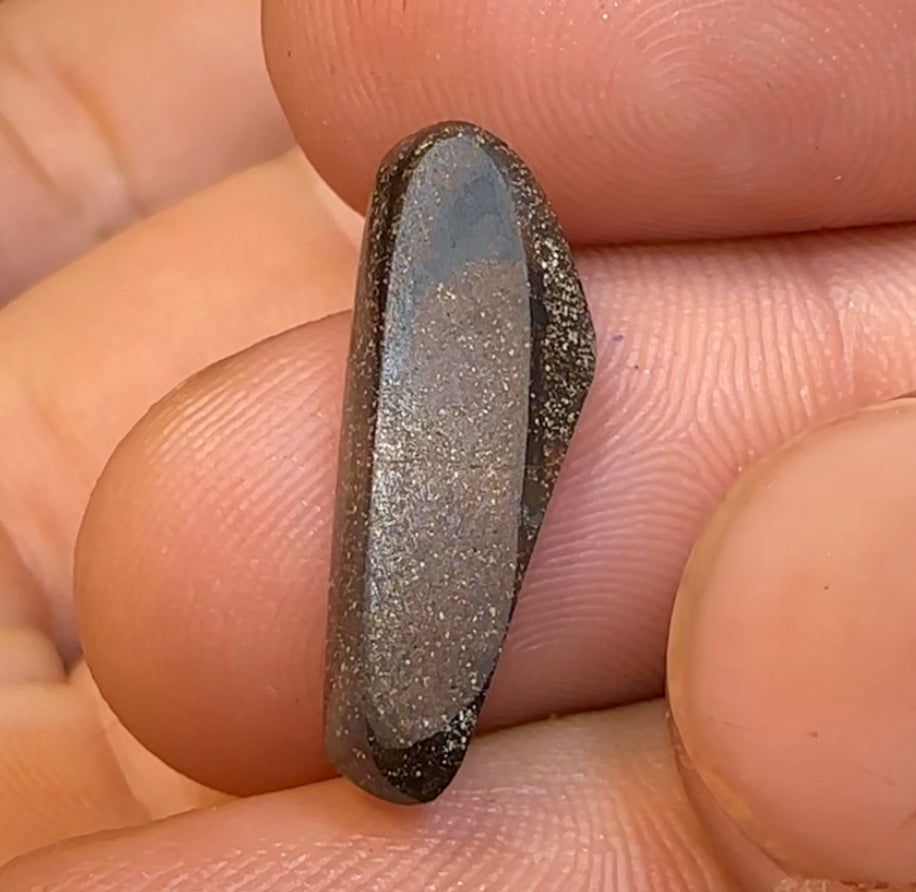 6.3cts - Beautiful Black Boulder Opal Pair - Opal Whisperers