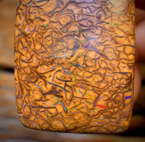 24 x 16mm - Drilled Tribal Queensland Boulder Opal Necklace