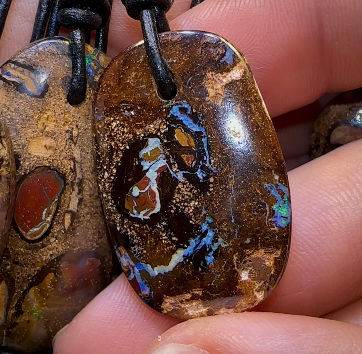 10x Drilled Yowah Boulder Opals. Bulk Wholesale Dealers Package - Opal Whisperers