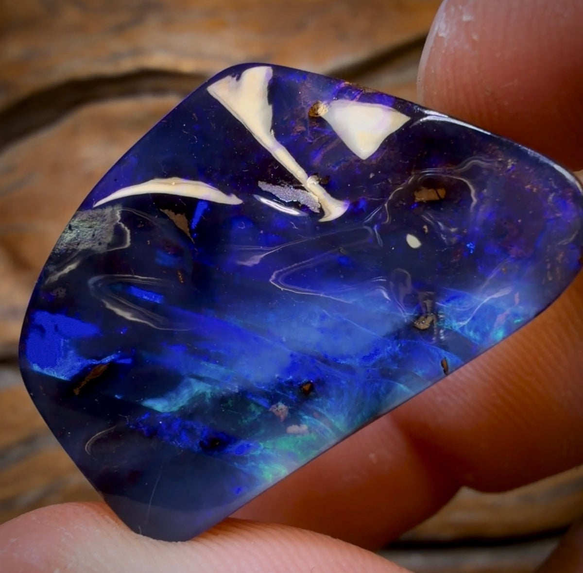 35.1cts - GEM Rare Queensland Boulder Black Opal