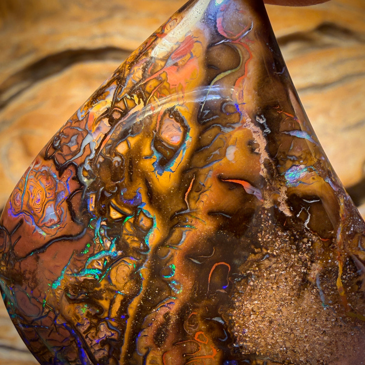 Bargain Card! 183.9cts - XL Tribal Yowah Nut Opal. Australian Opal