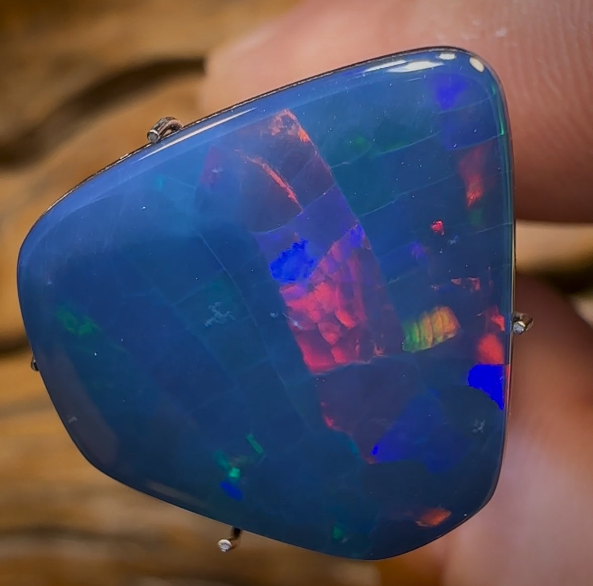 7.5cts - Best of the Best TOP Lightning Ridge Black Opal Doublet