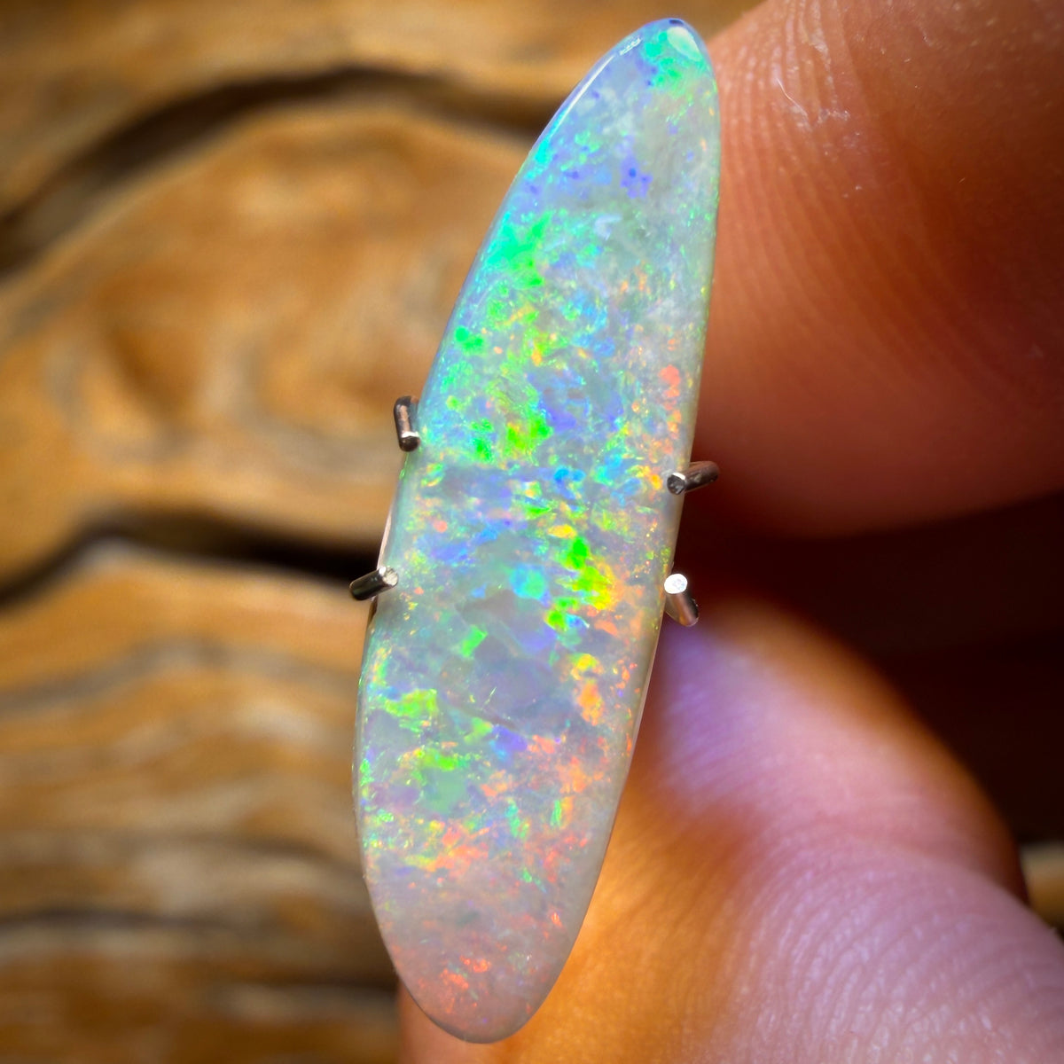 Half Price Card! 2.2cts - Dark Opal from Lightning Ridge Double Sided