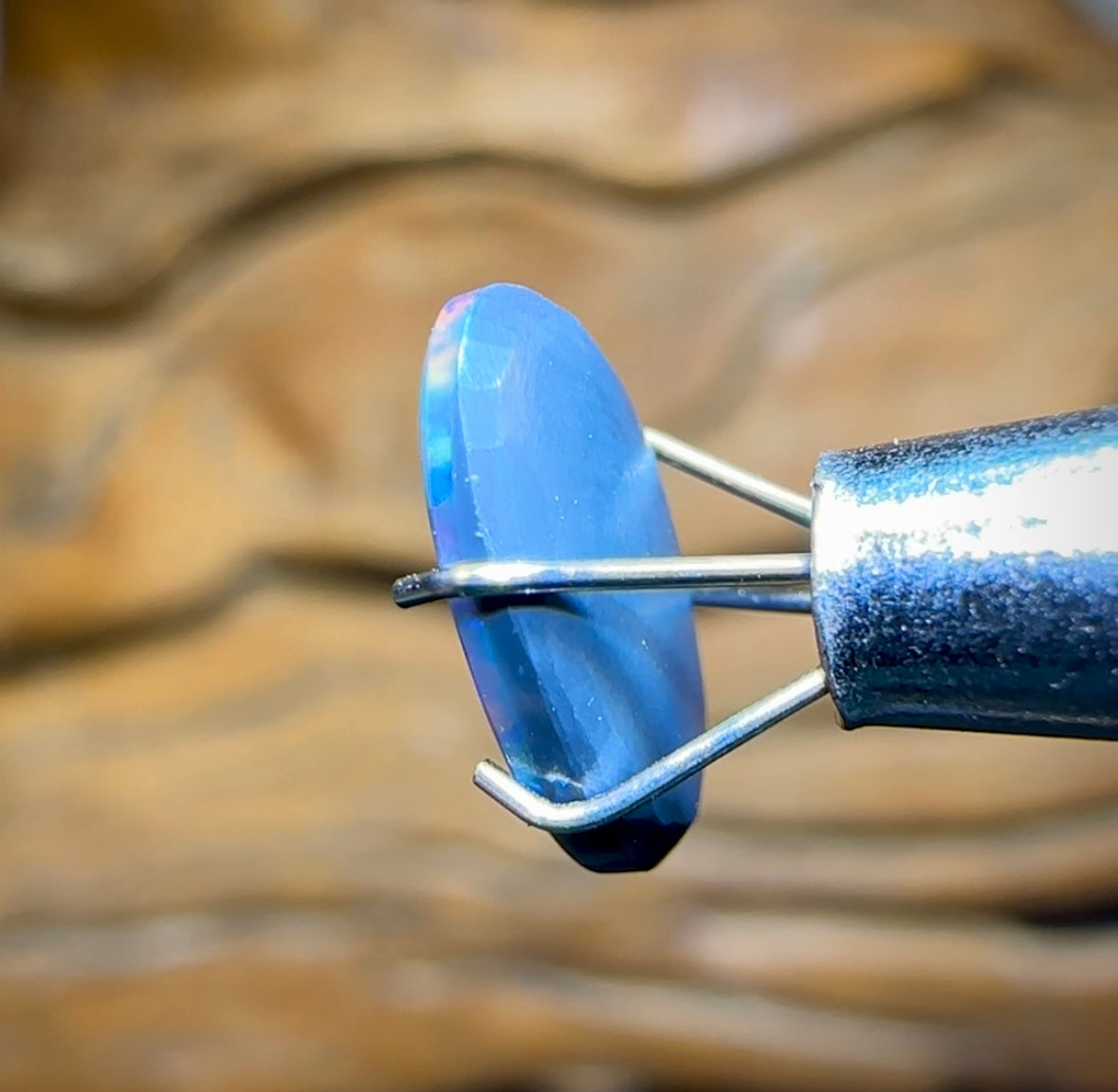 1.2cts - Australian “Red on Black” Opal from Lightning Ridge Old School Collection - Opal Whisperers