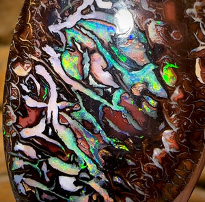 86cts - “Deep Forrest”Top Tribal Queensland Boulder Opal Art of Opal Canfidate